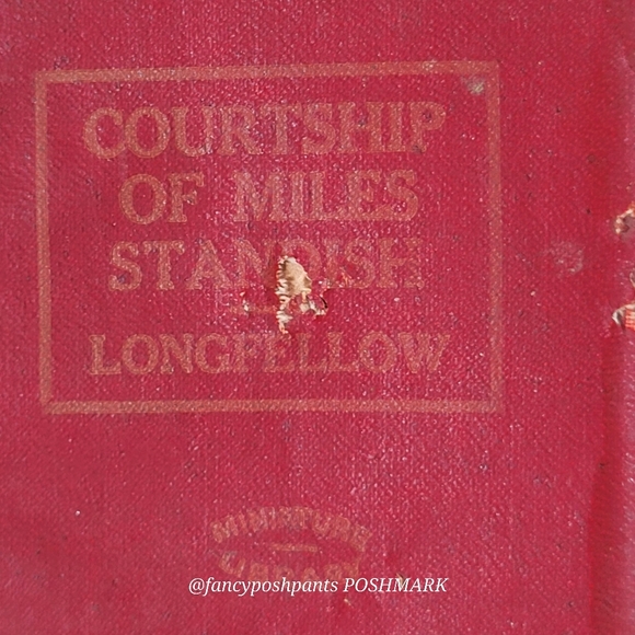 LUXART & LITTLE, MINIATURE LIBRARY lot of 5 vintage books red - Picture 11 of 15